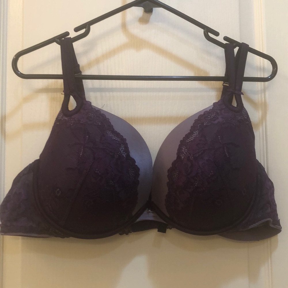 Torrid purple with lace bra